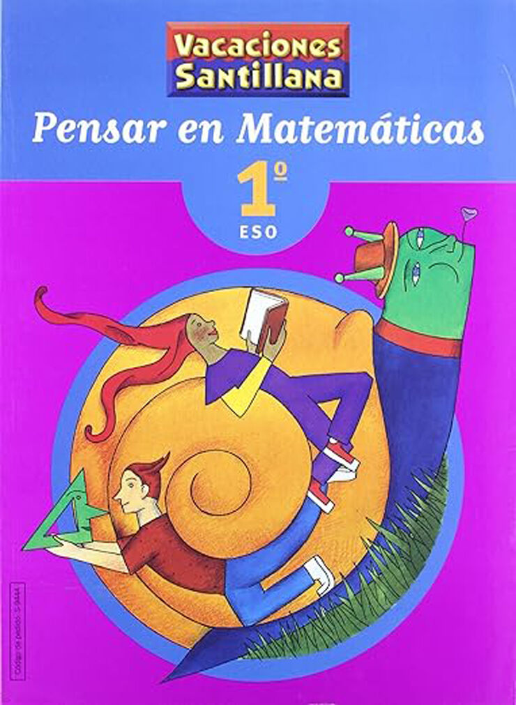 Vacaciones Pensar en Matemáticas 1º ESO Santillana