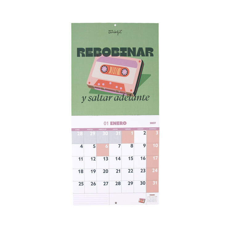 Calendari Mr. Wonderful Parets Comen&ccedil;a El Joc Multiling&uuml;e 2027