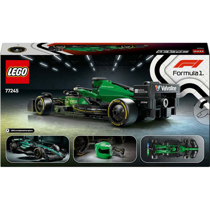 LEGO® Speed Champions Coche de Carreras Aston Martin Aramco F1® AMR24 77245