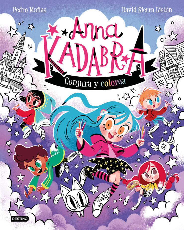Anna Kadabra. Conjura y colorea