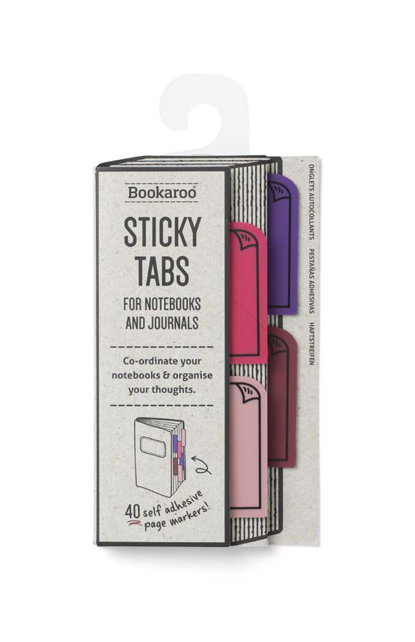 &Iacute;ndices adhesivos para p&aacute;ginas Libro rosa