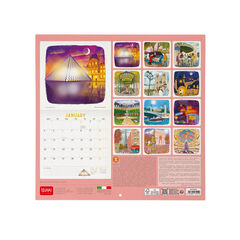 Calendario Legami 30x29 Pared Paris Multiling&uuml;e 2027