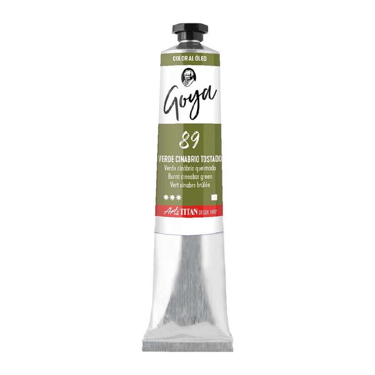 Pintura al óleo Goya 20ml verde cinabrio tostado