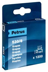 Grapas Petrus 530/8 para clavadora 1200u