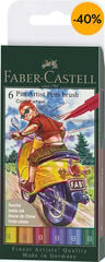 Pitt Artist Pen Faber-Castell Wheel 6 colors