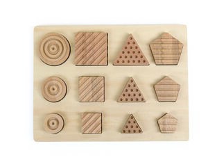 Geo Sensory Shapes Encaix Fusta