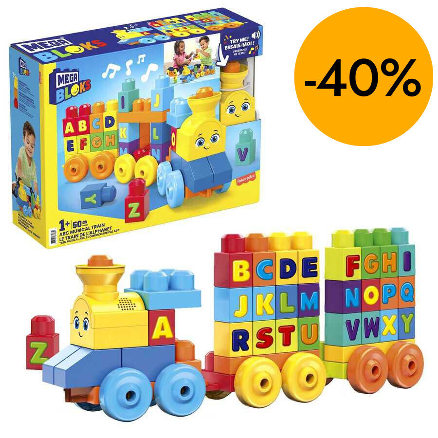 Mega Bloks Tren Musical ABC