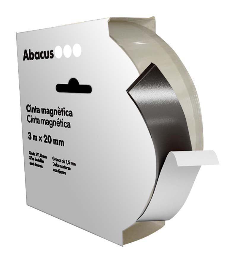 Cinta magn&eacute;tica adhesiva Abacus 20mmx3m
