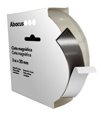 Cinta magn&eacute;tica adhesiva Abacus 20mmx3m