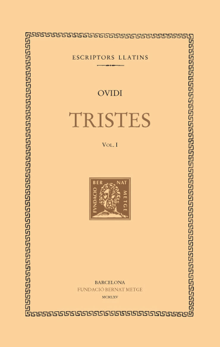 Tristes, vol. I: llibres I-II