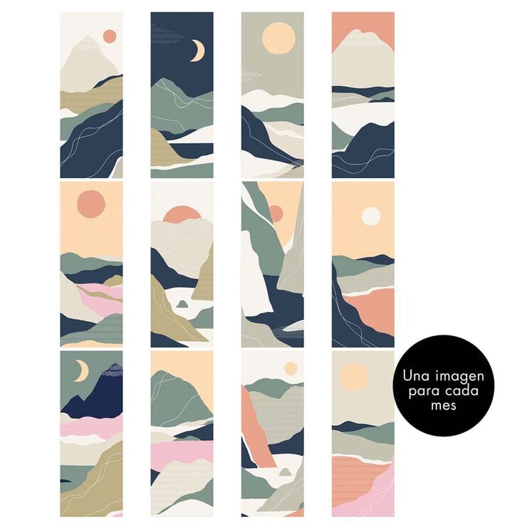 Calendari Miquelrius paret A3 2026 castellà Mountains