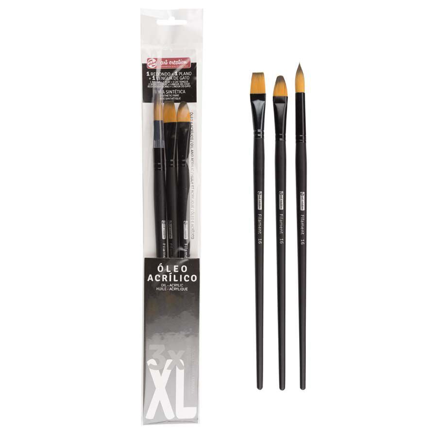 Pincel al &oacute;leo/acr&iacute;lico Talens XL 3u