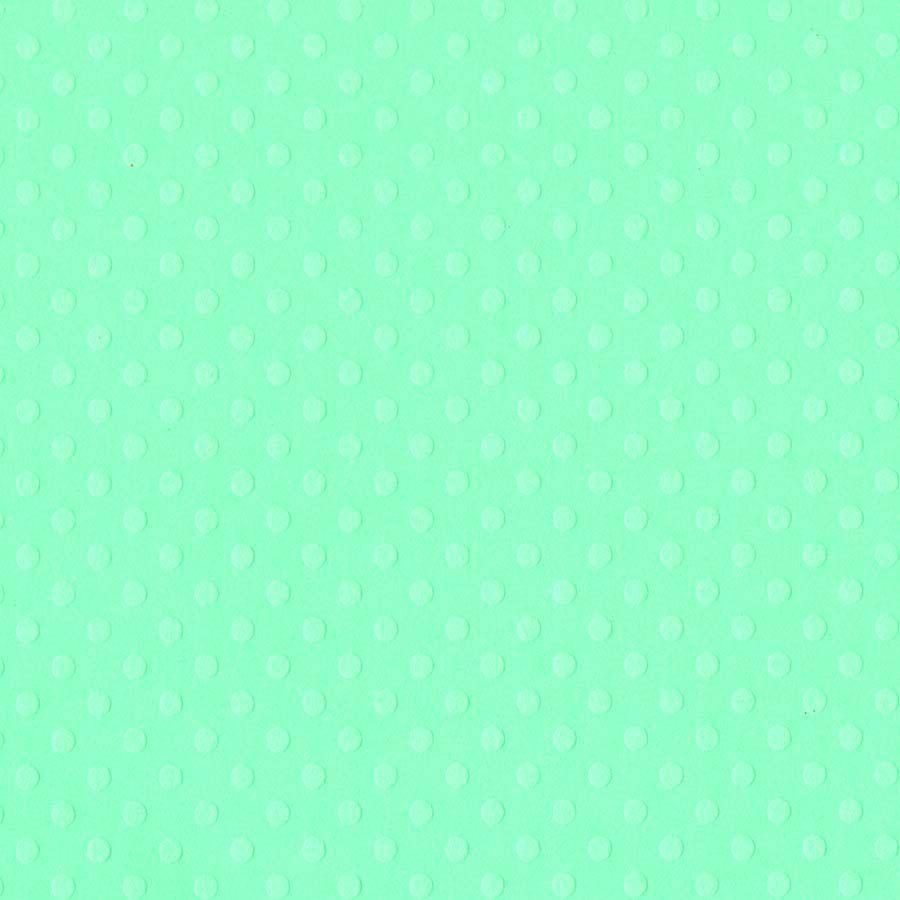 Papel Bazzill Dotted 30x30 1u mint