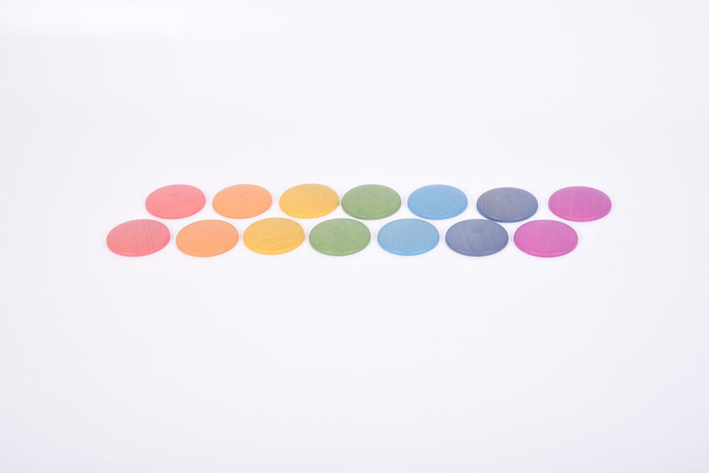 Discos de madera Rainbow