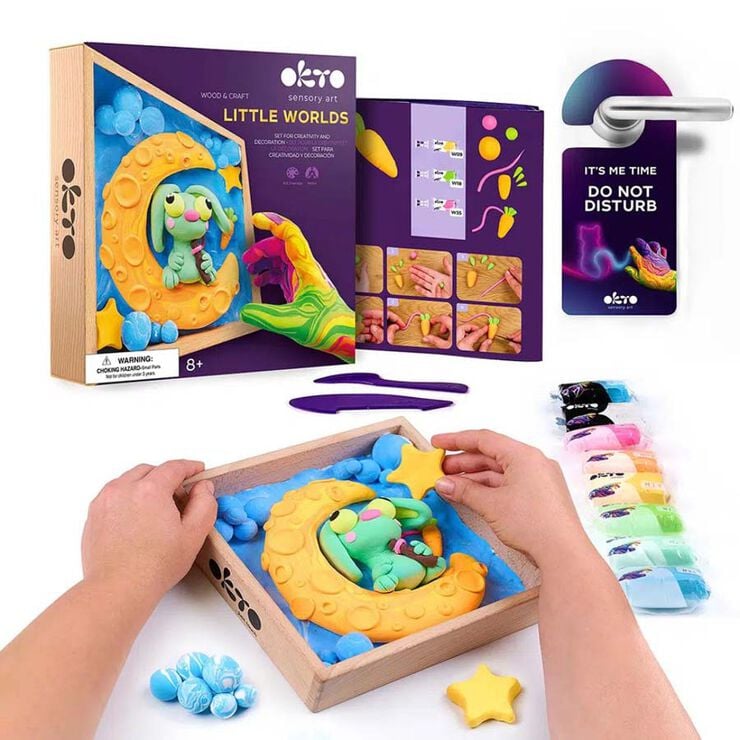 Okto DIY Pintura creativa sensorial 3D Lluna