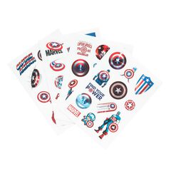 Stickers reutilizables Marvel Capitán América