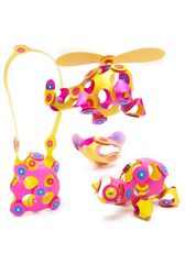 Construcció Magnètica Clixo Crew rosa 30 peces