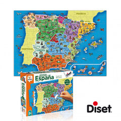 Puzle 137 piezas Mapa de Espanya