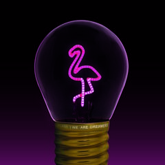 Lámpara Fiction Legami Flamingo