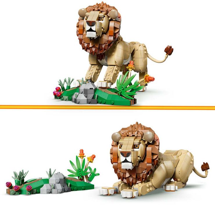 LEGO&reg; Creator Animales Salvajes: Le&oacute;n Majestuoso 31386
