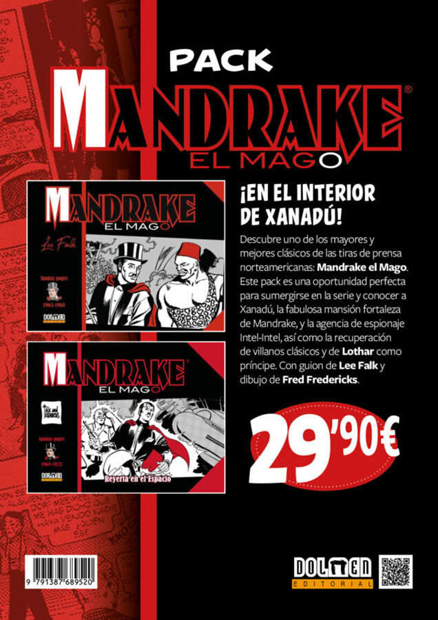 PACK - Mandrake el mago