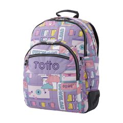 Mochila Totto Morado Ciber - Online