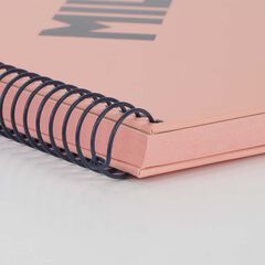 Notebook A5 80 hojas 5x5 Milan 430 1918 rosa