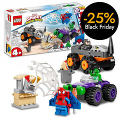 LEGO® Súper Héroes Camión de combate Hulk contra Rhino 10782