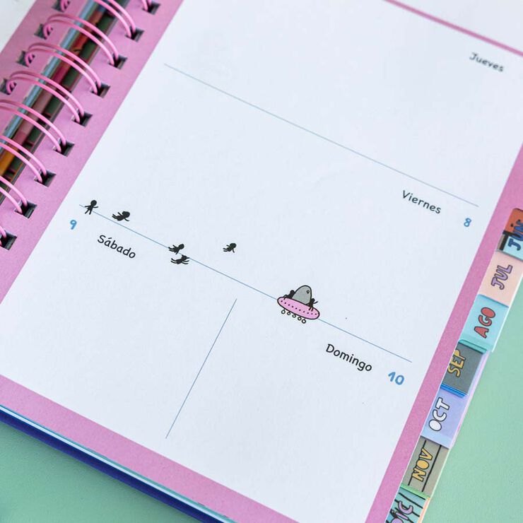 Agenda 72 Kilos castellano sem/vista 2026