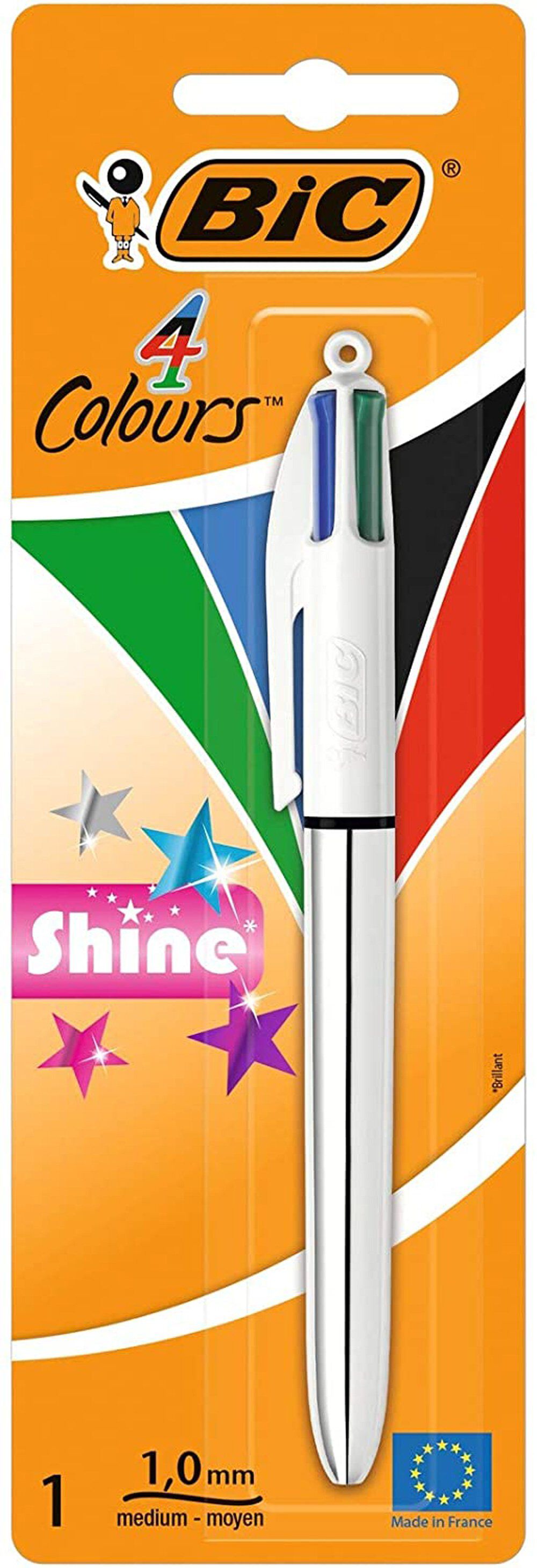 Bol&iacute;grafo 4 Colores Bic Shine