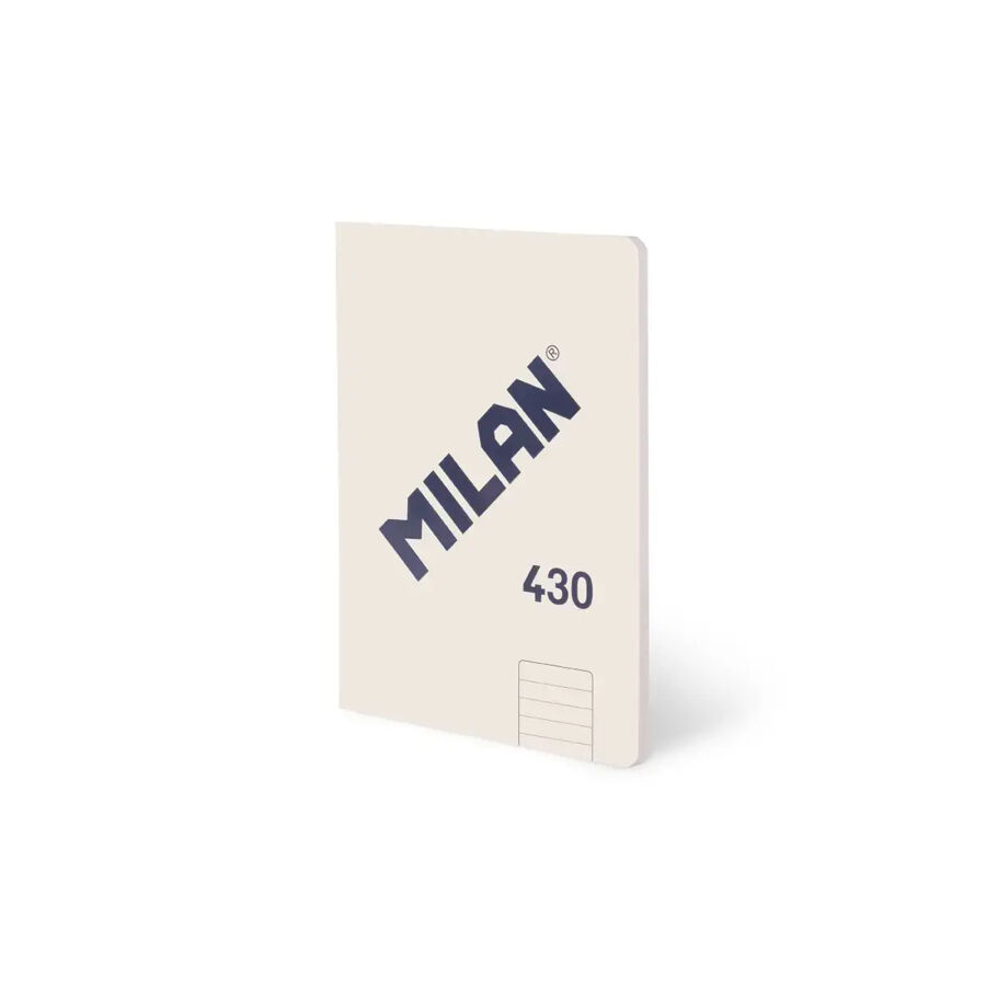 Llibreta Encolada A5 Ratllada 48 Fulls Milan 1918 Beix