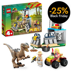 LEGO® Jurassic Park Escapada del Velociraptor 76957
