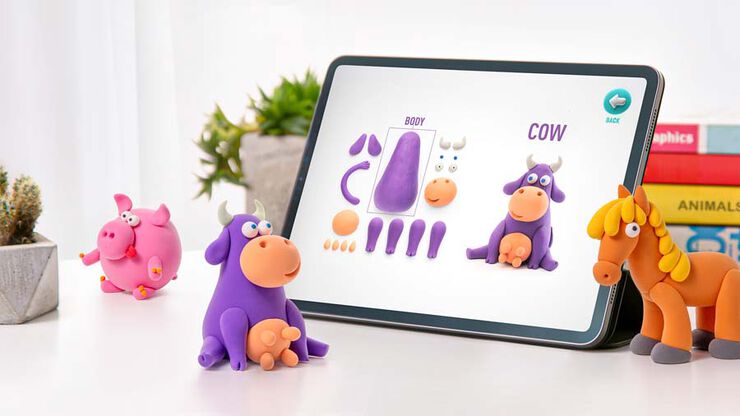 Hey Clay Set Animals 15 pots
