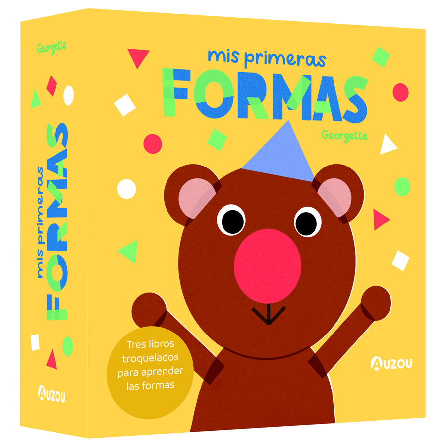 Mis primeras formas. Cofre con tres libros para beb&eacute;s