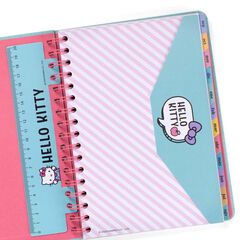 Agenda escolar Mr. Wonderful Hello Kitty setm/vista cas 2025-26 Nunca te olvides de sonreír