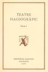 Teatre hagiografic, 1 Teatre hagiografic, 1