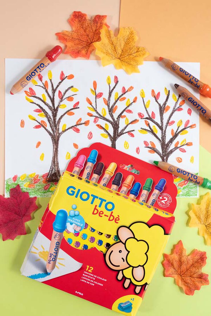Lápices de colores Giotto Be-bé 12 colores
