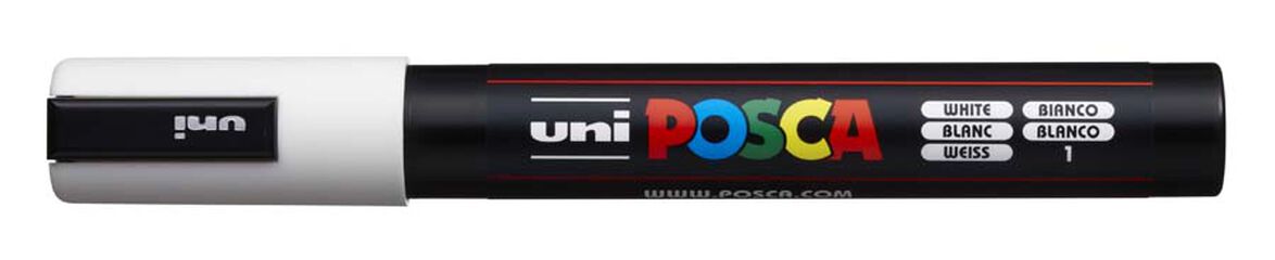 Rotulador Posca PC-5M blanco