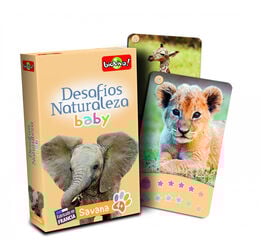 Juego de cartas Bioviva Desafíos Naturaleza Baby Sabana
