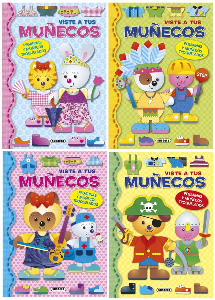 Viste a tus muñecos (4 títulos)