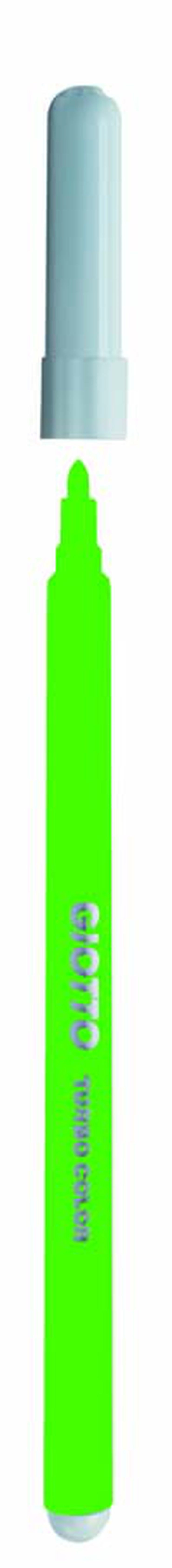 Rotulador Giotto Turbo Color verde claro 12u