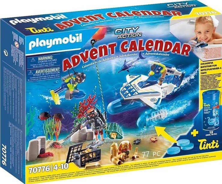 Playmobil Nadal Advent missi&oacute; busseig 70776