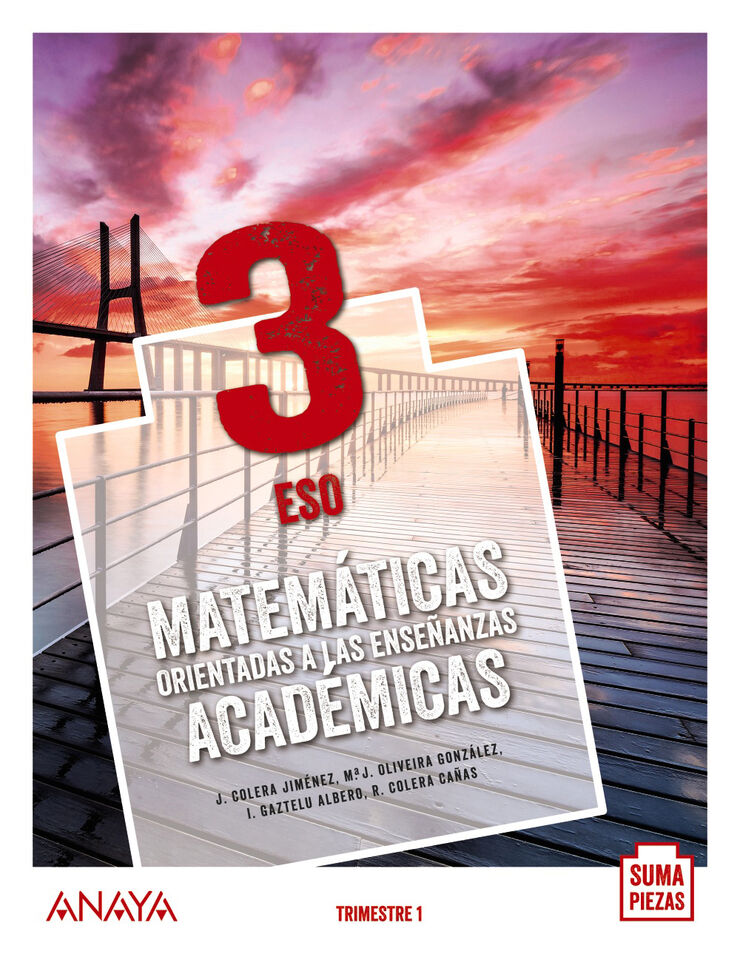 Matemáticas-Acad/20 Eso 3 Anaya Text 9788469861417