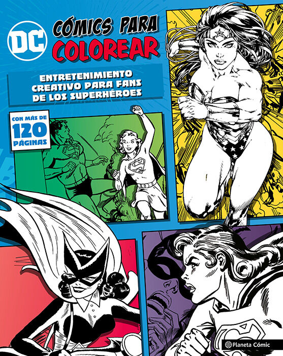 DC C&oacute;mics para colorear wonderwoman