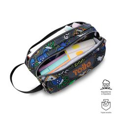 Estuche Totto 3 Cremalleras Arcade