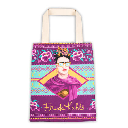 Bossa Dignidart Shopping Frida Kahlo Lila