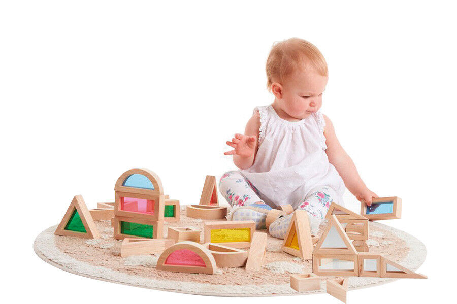 Blocs de fusta amb transpar&egrave;ncies