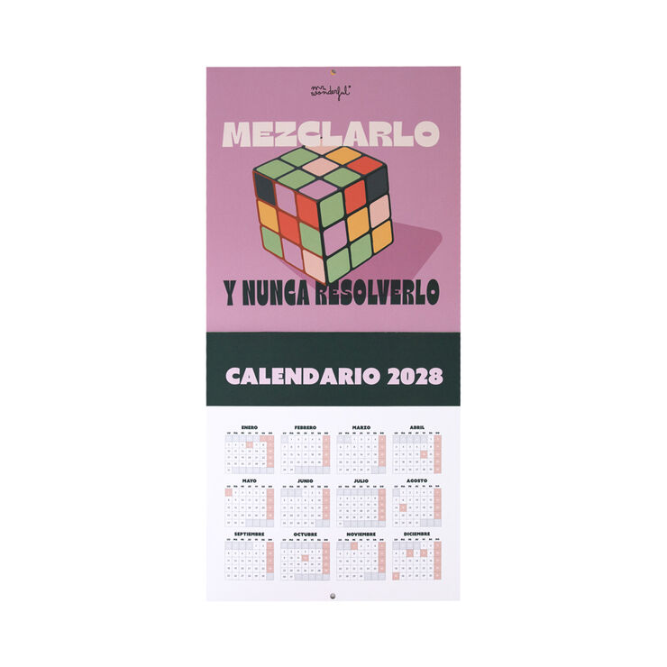 Calendari Mr. Wonderful Parets Comen&ccedil;a El Joc Multiling&uuml;e 2027