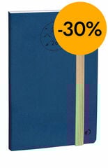 Agenda 16 mesos Quo Vadis Everest A5 setm/vista mult 2025-26 blau