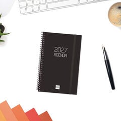 Agenda Finocam Opaque Semana Vista Horizontal 2027 Catal&aacute;n Negro